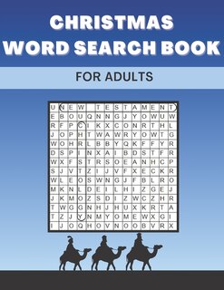 Christmas Word Search Book For Adults: Large Print Christian Puzzles Perfect Gift For Kids Colorbook 2 in 1