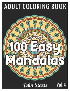 Front cover_100 Easy Mandalas