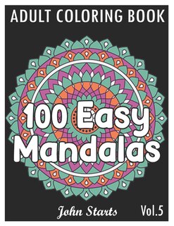 Front cover_100 Easy Mandalas