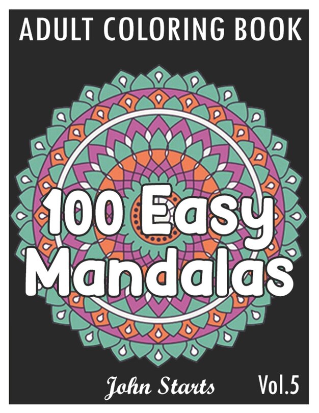 Front cover_100 Easy Mandalas