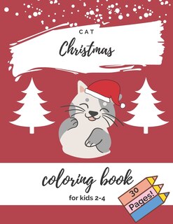 Couverture_Cat Christmas Coloring Book For Kids 2-4
