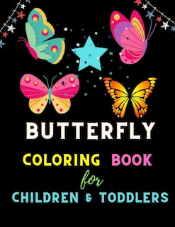 Front cover_Butterfly coloring book for children & toddlers