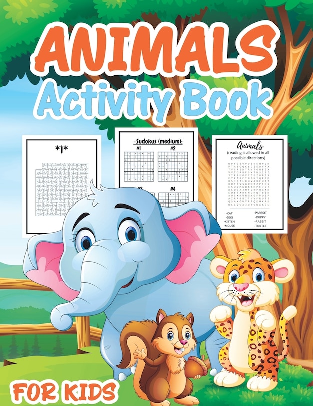 Couverture_Animal Activity Book for Kids