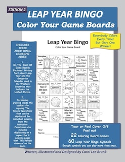 Leap Year Bingo: Color Your Own Game Boards Edition 2