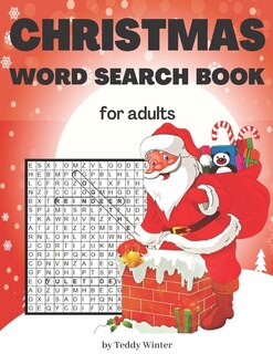 Front cover_Christmas Word Search Book For Adults