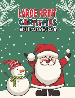 Couverture_Large Print Christmas Adult Coloring Book