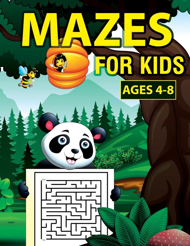 Couverture_Mazes For Kids Ages 4-8