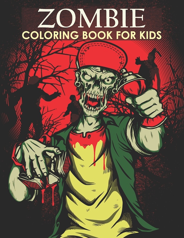 Couverture_Zombie coloring book for kids