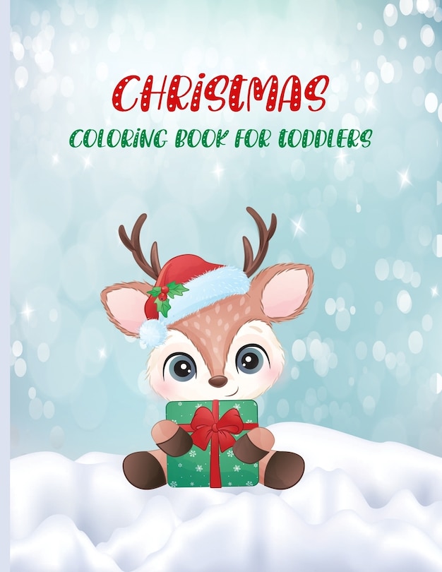 Front cover_Christmas Coloring Book For Toddlers