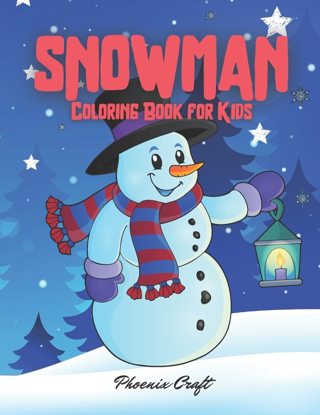 Front cover_Snowman Coloring Book for Kids