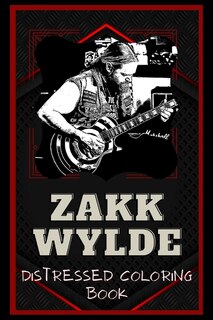 Couverture_Zakk Wylde Distressed Coloring Book