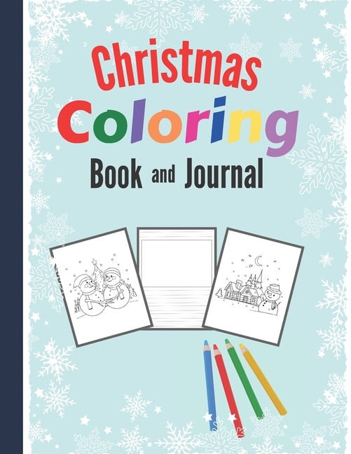 Couverture_Christmas Coloring Book And Journal
