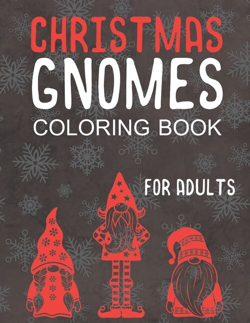 Front cover_Christmas Gnomes Coloring Book for Adults