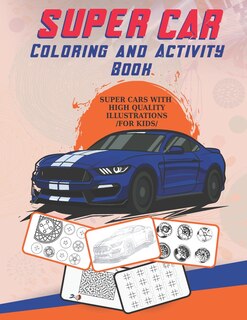 Couverture_Super Car Coloring and Activity Book