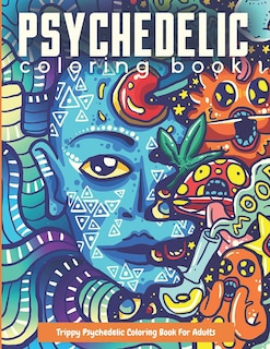 Front cover_Trippy Psychedelic Coloring Book For Adults