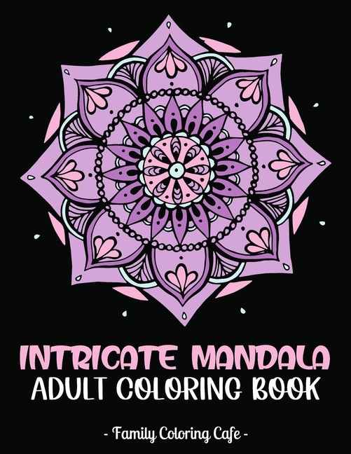 Front cover_Intricate Mandala Adult Coloring Book