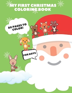 Front cover_My First Christmas Coloring Book For Boys