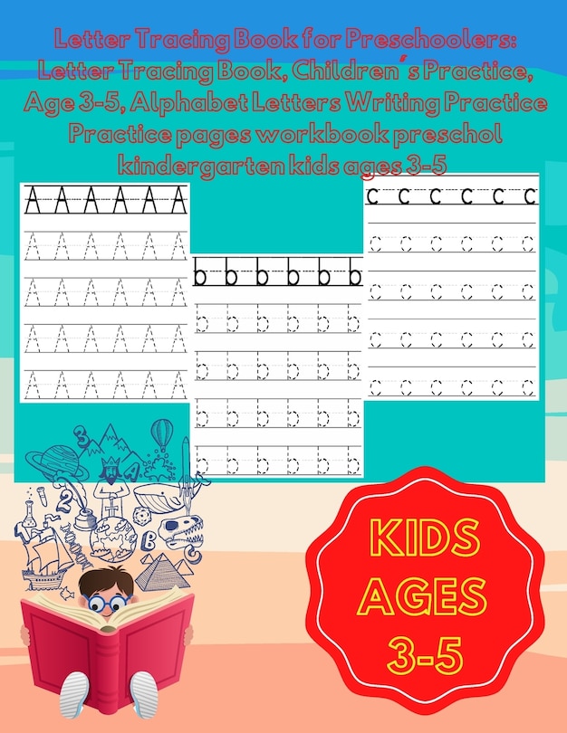 Front cover_Letter Tracing Book for Preschoolers