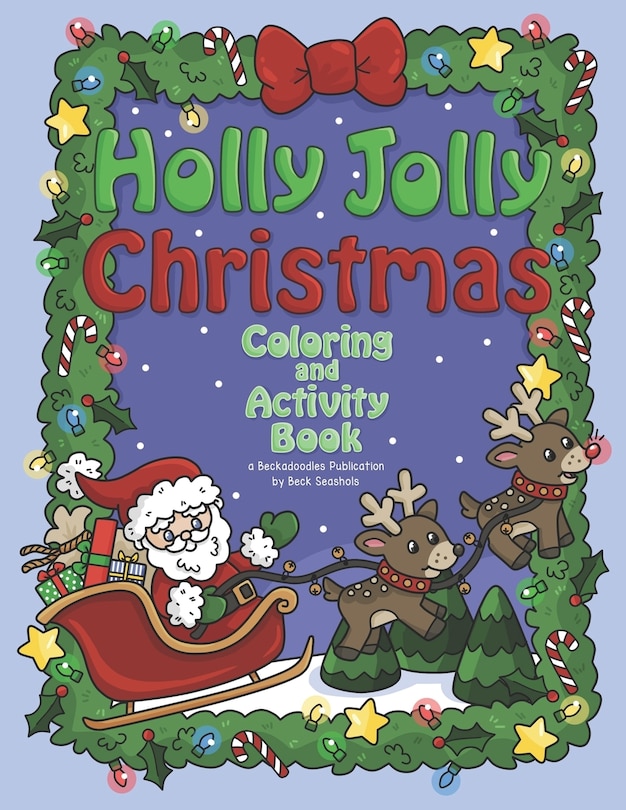 Front cover_Holly Jolly Christmas Coloring and Activity Book