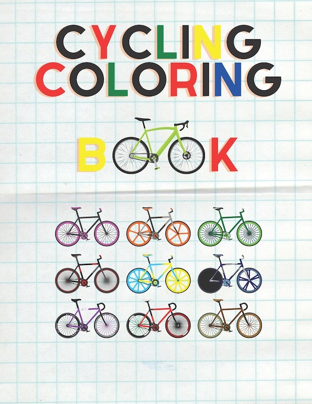 Front cover_Bicycle Coloring Book