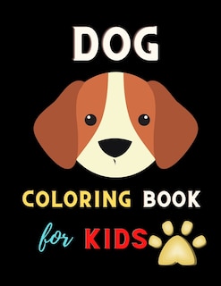 Front cover_Dog coloring book for kids