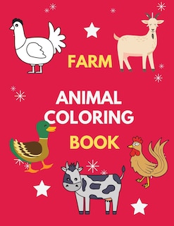 Front cover_Farm animal coloring book