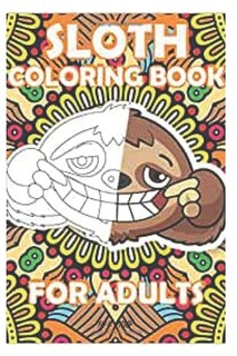 Front cover_sloth coloring book for kids