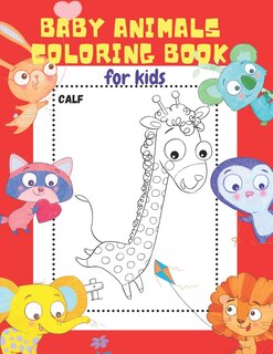Front cover_Baby Animals Coloring Book for Kids