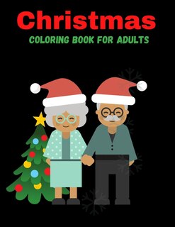 Front cover_Christmas Coloring Book For Adults