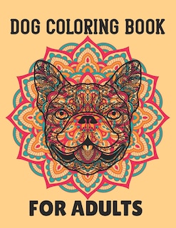 Front cover_Dog Coloring Book for Adults