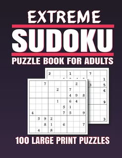 Couverture_Extreme Sudoku Puzzle Book for Adults