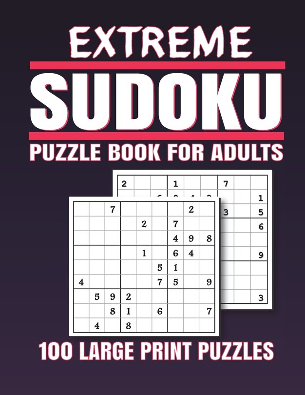 Couverture_Extreme Sudoku Puzzle Book for Adults