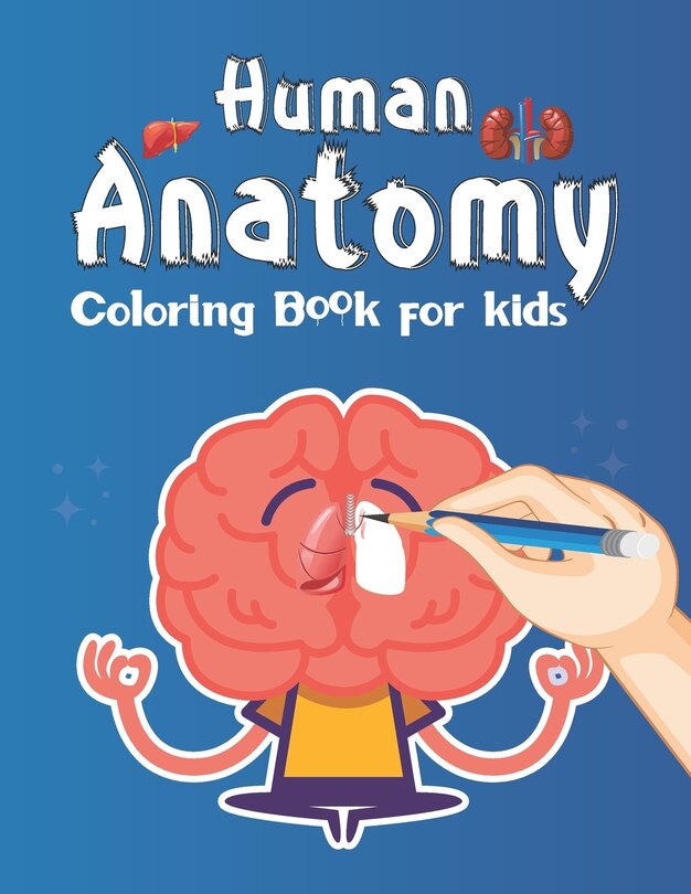 Couverture_Human Anatomy Coloring Book For Kids
