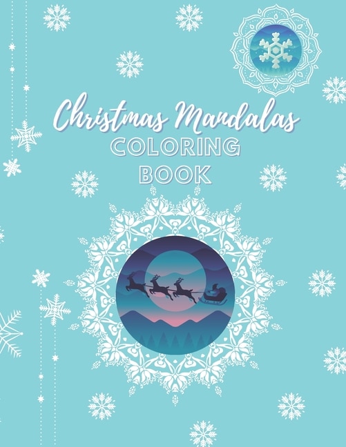 Front cover_Christmas Mandalas Coloring Book