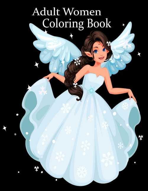 Front cover_Adult Women Coloring Book