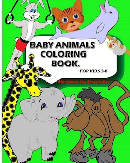 Front cover_Baby Animal Coloring Book