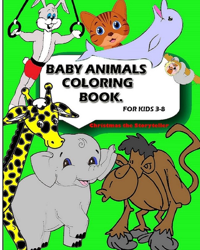 Front cover_Baby Animal Coloring Book