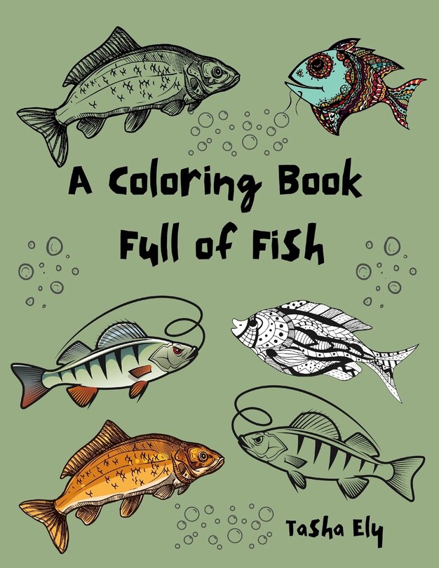 Couverture_A Coloring Book Full of Fish