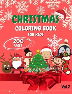 Front cover_Christmas Coloring Book for Kids