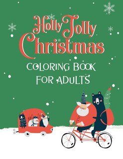 Couverture_Holly Jolly Christmas Coloring Book for Adults