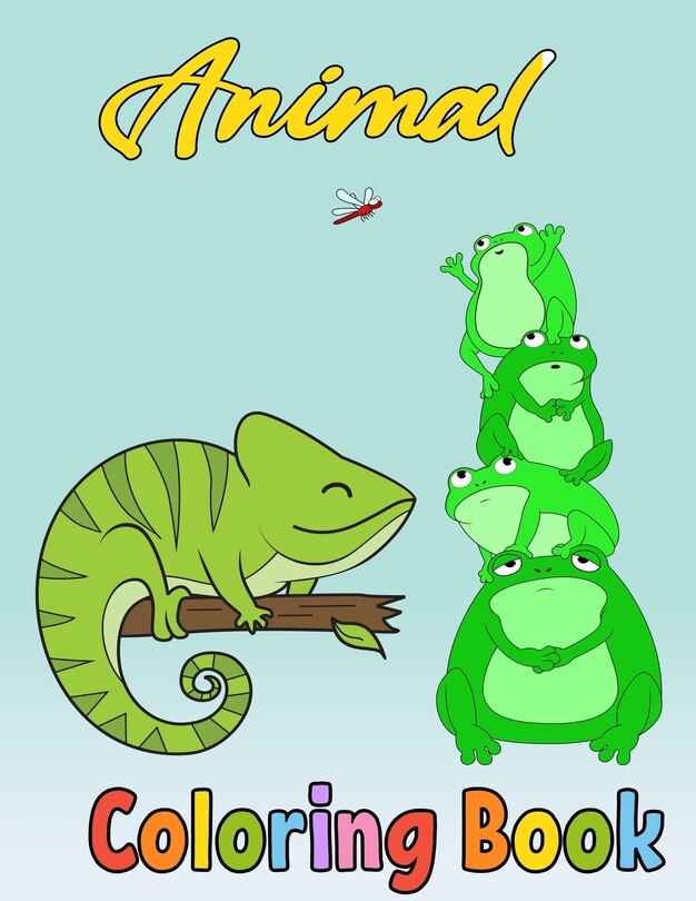 Front cover_Animal Coloring Book