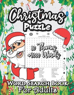 Couverture_Christmas Word Search Puzzle Book For Adults