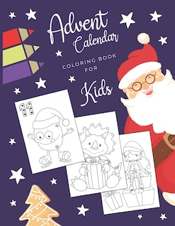 Couverture_Advent Calendar Coloring Book for Kids