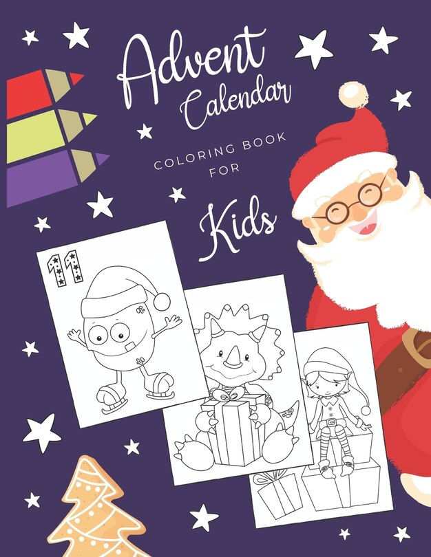 Couverture_Advent Calendar Coloring Book for Kids