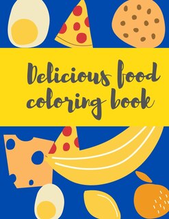 Couverture_Delicious food coloring book