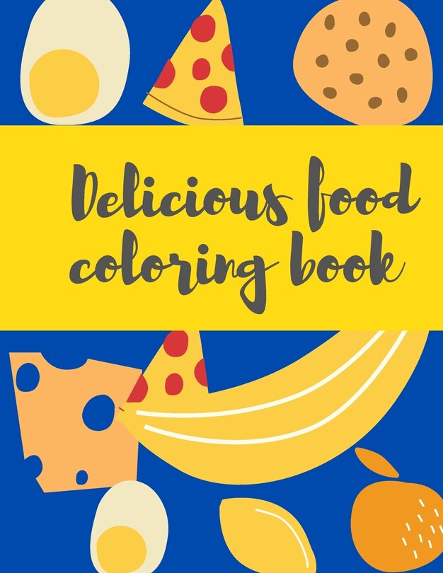 Couverture_Delicious food coloring book
