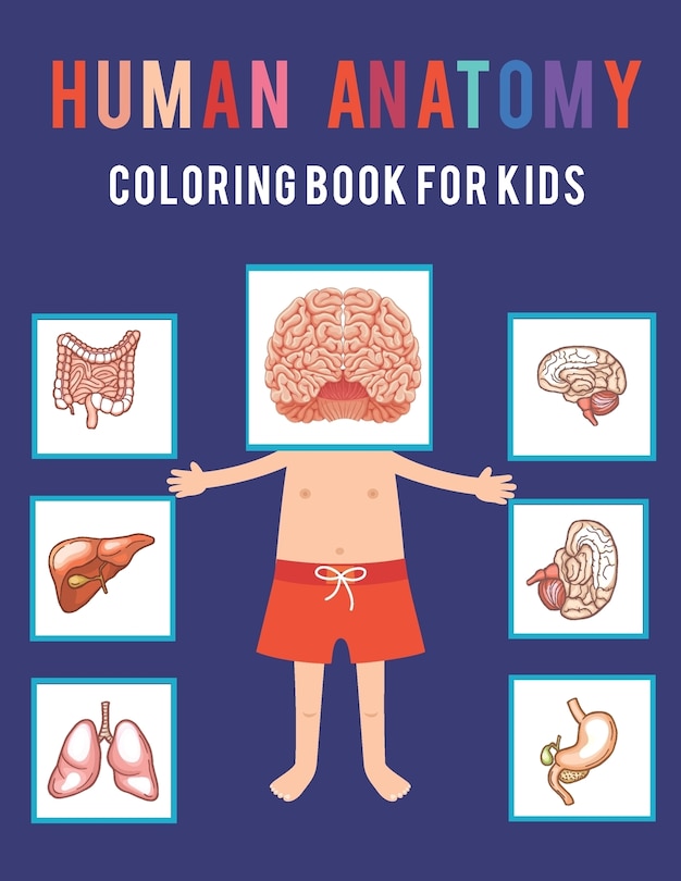 Couverture_Human Anatomy Coloring Book For Kids