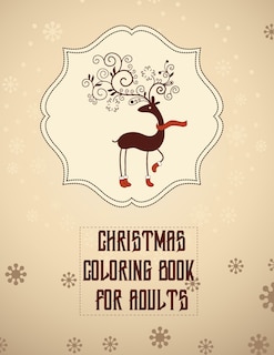 Front cover_Christmas Coloring Book For Adults