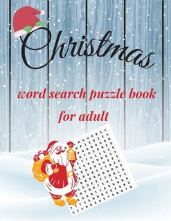 Couverture_Christmas Word Search Puzzle Book For Adult
