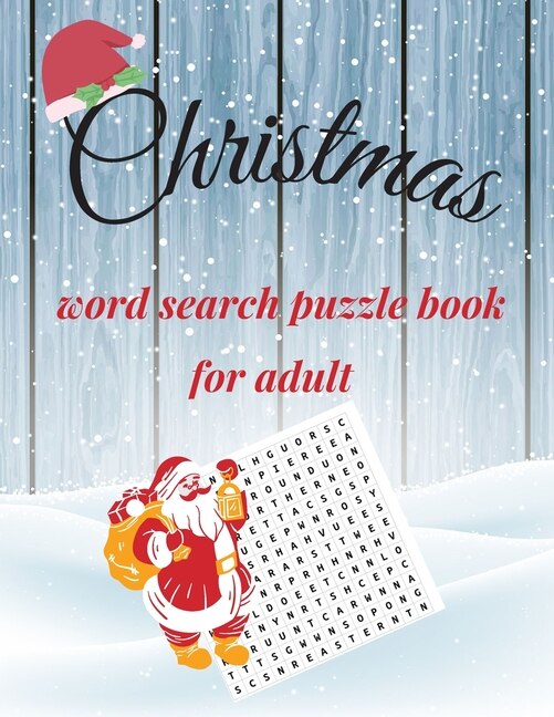 Couverture_Christmas Word Search Puzzle Book For Adult